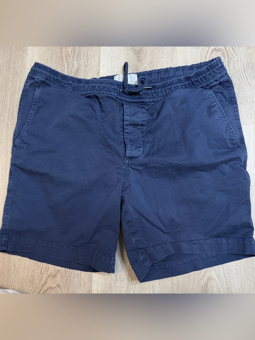 Everlane Navy Elastic Waist Shorts